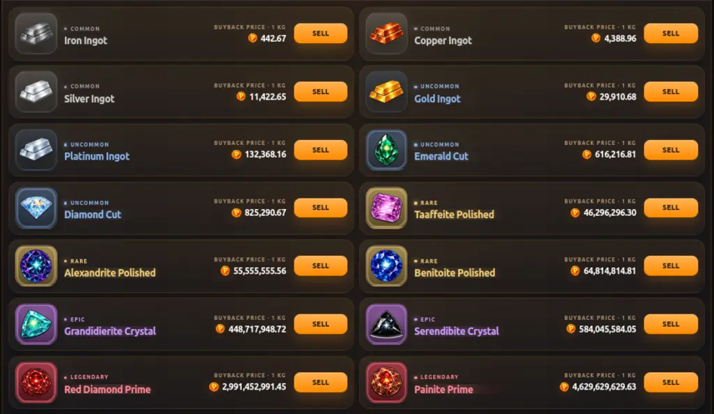 Underground cavern scene from the PVERSE mining world